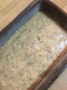 pre-oven banana bread