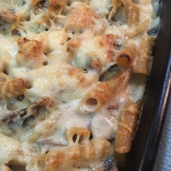 IMG_9128 chicken tetrazzini fresh out of the oven