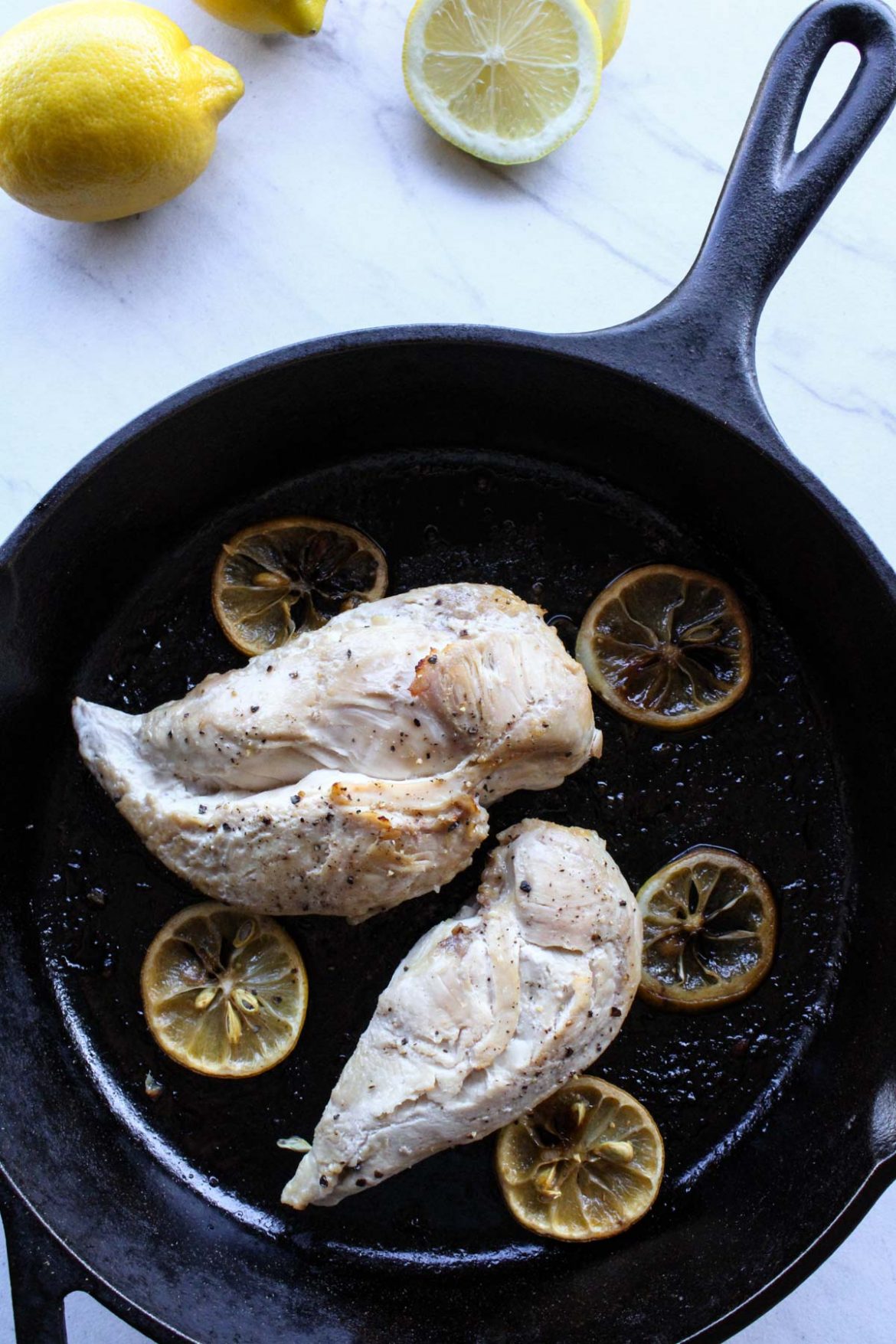Lemon Chicken lemon chicken in cast iron