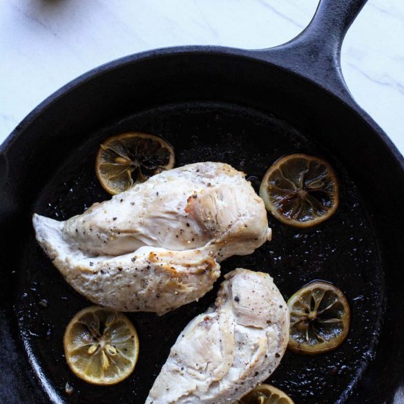 Lemon Chicken lemon chicken in cast iron