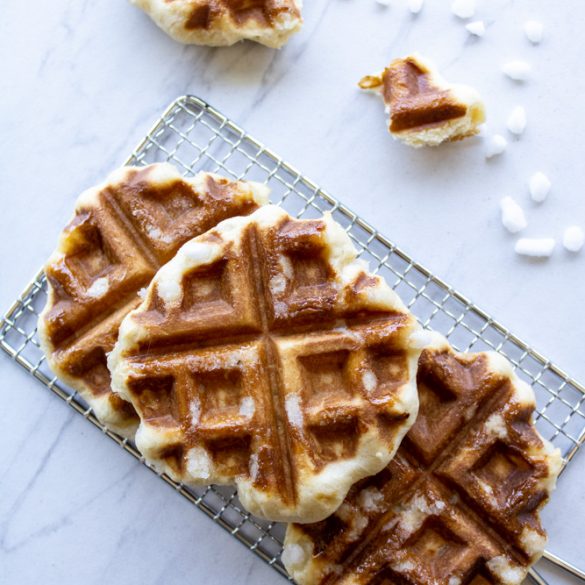 liege_1 liege waffles with pearled sugar bits