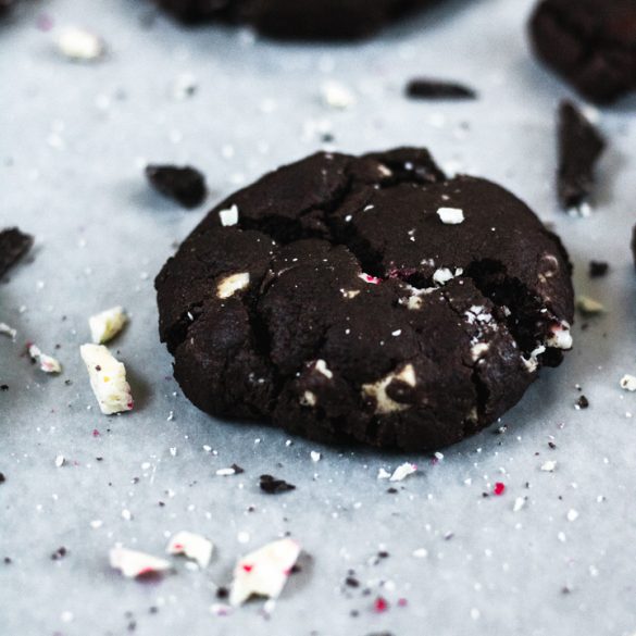 dove chocolate_9 Chocolate brownie mint cookies fresh out of the oven
