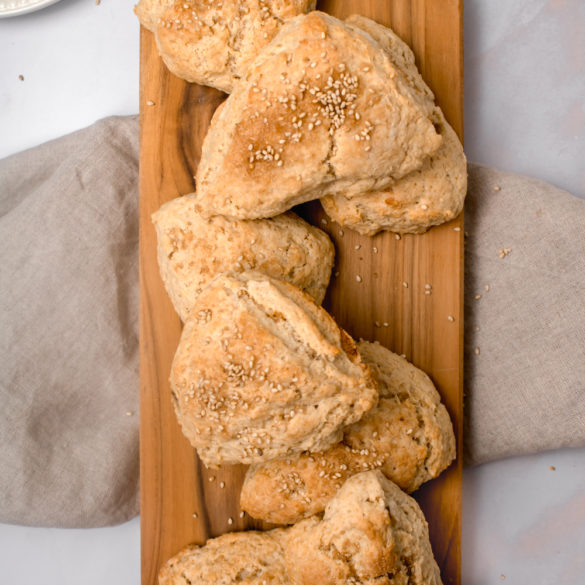 tahini scones_2 tahini scones waiting to be eaten