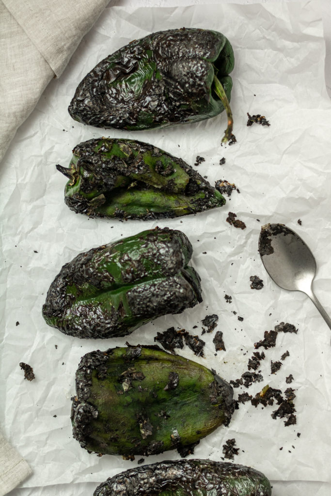 fire-roasted poblano peppers